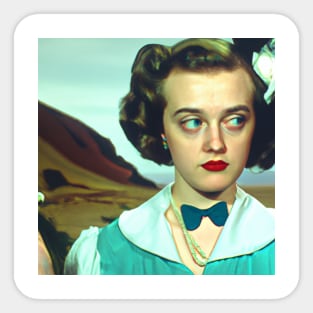 Classic Films with Bette Davis Sticker